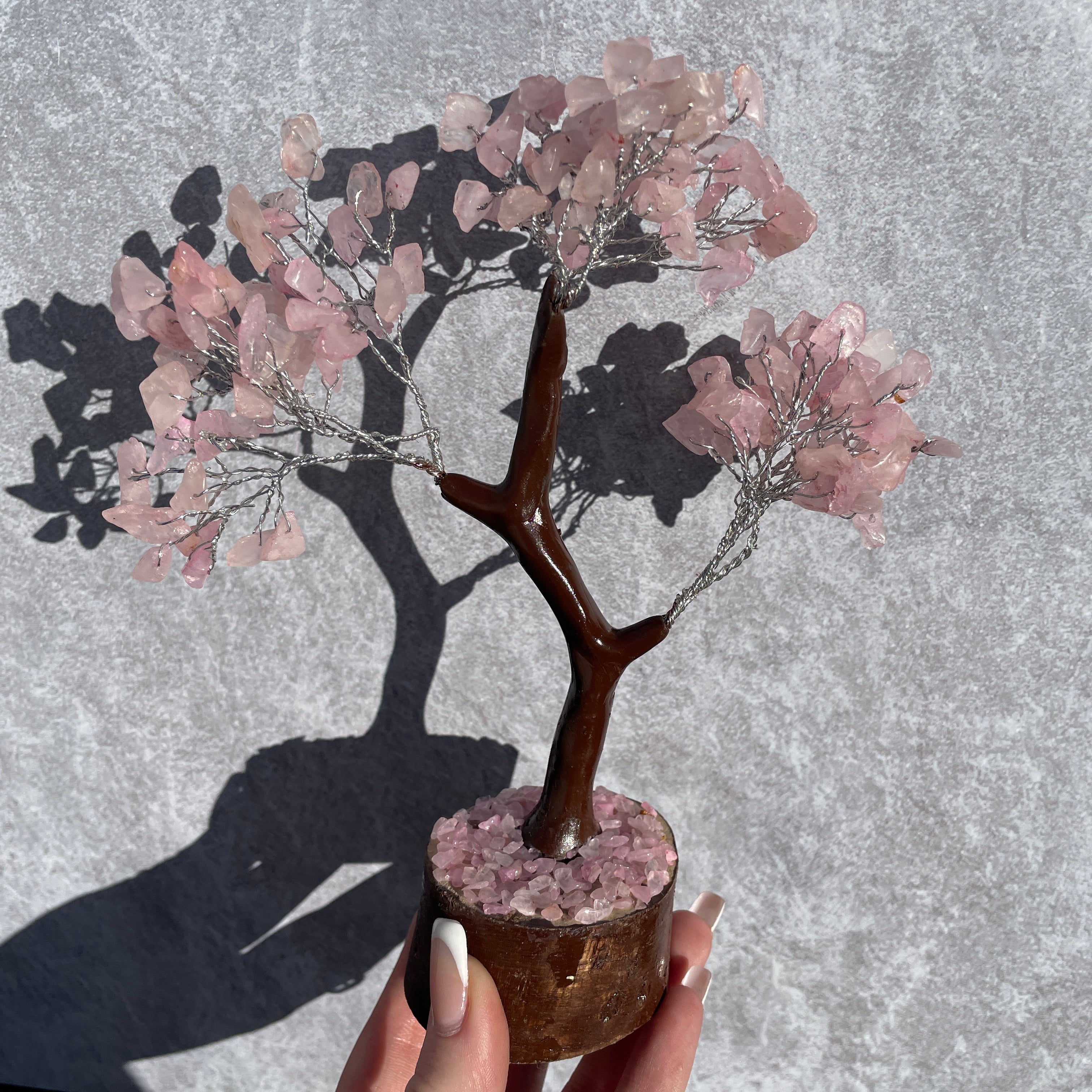 Rose Quartz Tree - Medium 014 Rose Quartz Tree - Medium 014